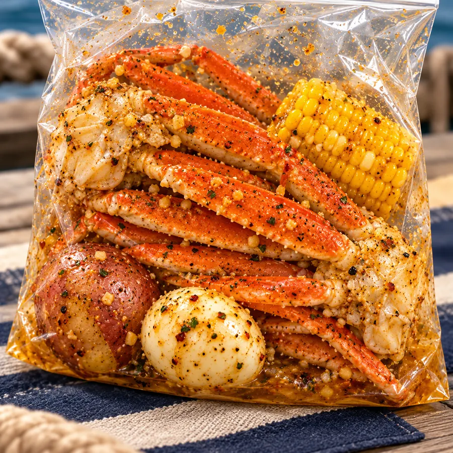 Cooked Snow Crab Bag