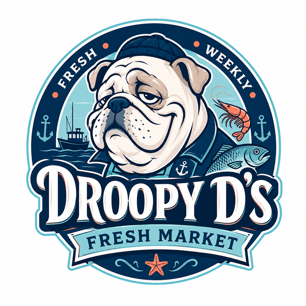 Droopy D’s bulldog mascot